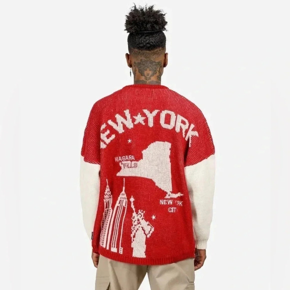 SPIRIT JERSEY NEW YORK STATE SWEATER/SHORT SET S - Picture 11 of 12